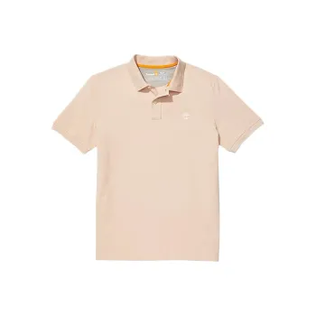 Timberland Polo Shirts Men Light Pink