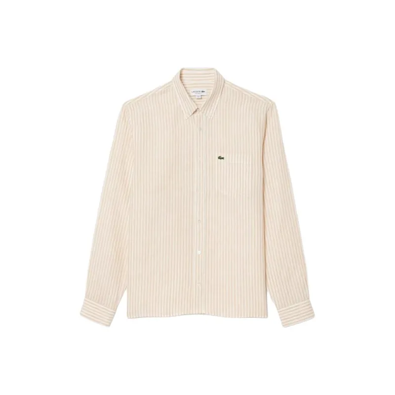 LACOSTE Striped Linen Shirt-0