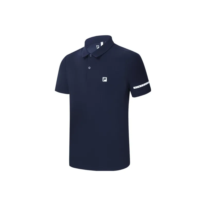 FILA Polo Shirt Men's Royal Blue-0