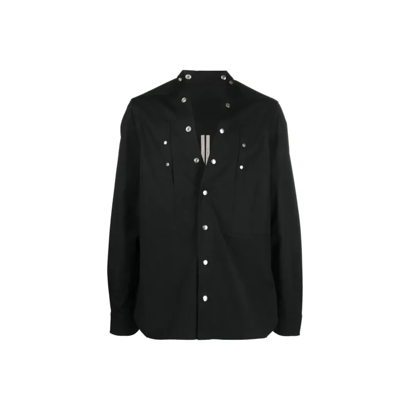 RICK OWENS Charmeuse Larry Fogpocket Shirt-0