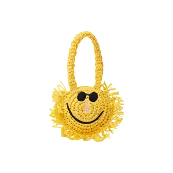 Stella McCartney Raffia Handbag Regular Kids' Yellow