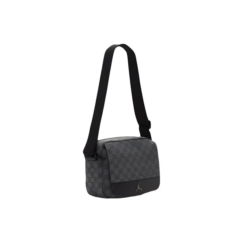 Jordan Polyester Crossbody Bag, Shoulder Bag Regular Unisex Dark Smoke Gray-1