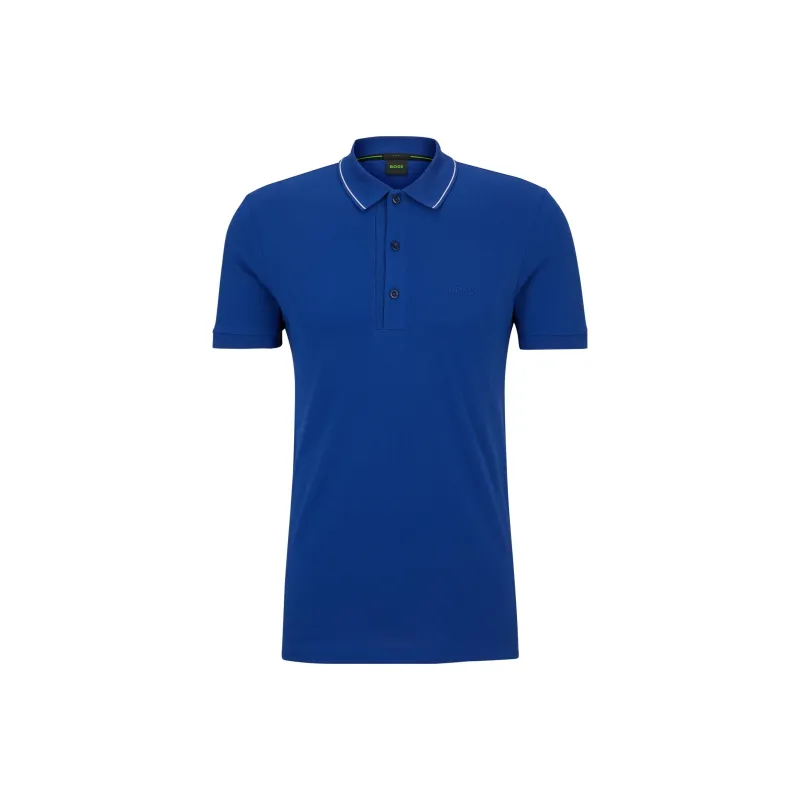 HUGO BOSS Paule Cotton Polo Shirt-0