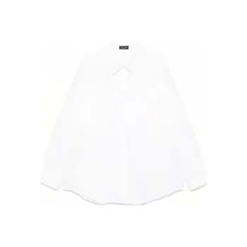 Balenciaga Logo Embroidered Long Sleeved Shirt