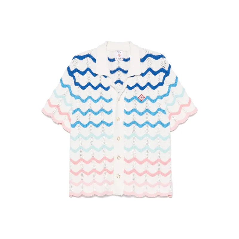 CASABLANCA Wave Shirt-0
