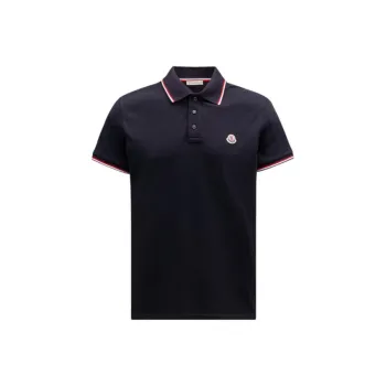 Moncler Logo Patch Short Sleeved Polo Shirt