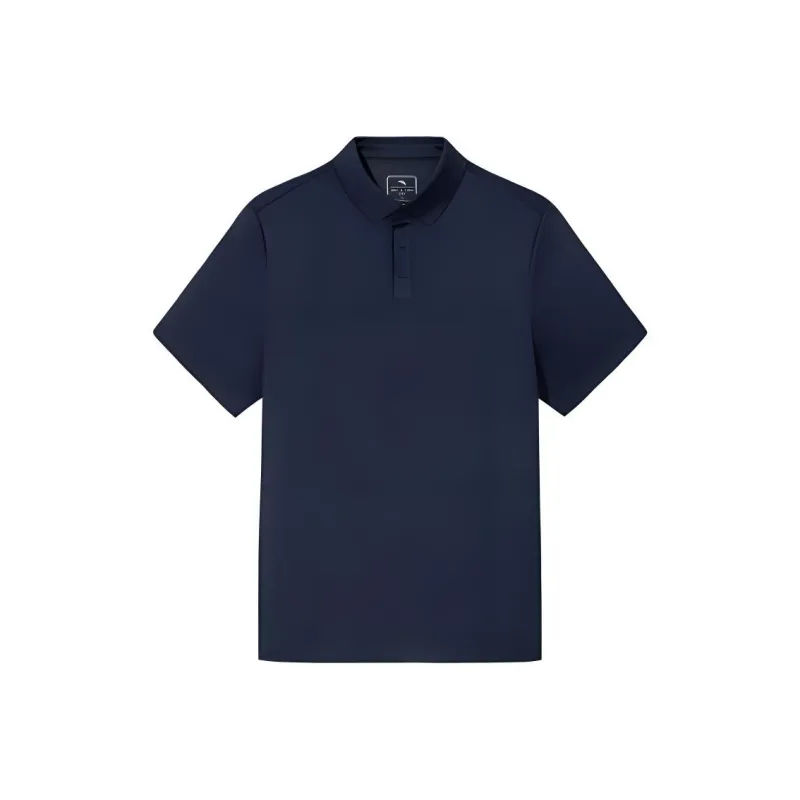 Anta Variety Training Collection Polo Shirt Men's Midnight Blue-0