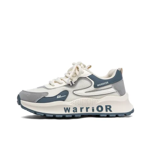 Warrior Slip Resistant Quick Dry Low Top Casual Running Shoes Men's Beige Gray Blue