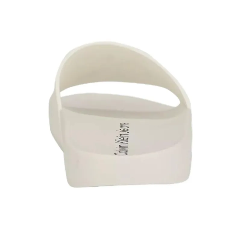 CKJ CALVIN KLEIN JEANS Slide Slippers Women's White-4