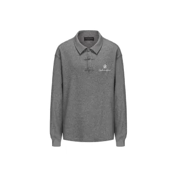 GALLIANO LANDOR Polo Shirt Men's Heather Gray