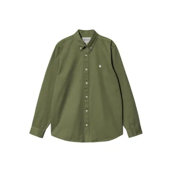 Carhartt WIP SS24 Garment-Dyed Collection Madison Shirt Shirt Men's Army Green