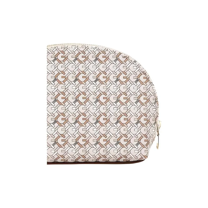 GUESS Polyurethane Makeup Bag Women's White-3