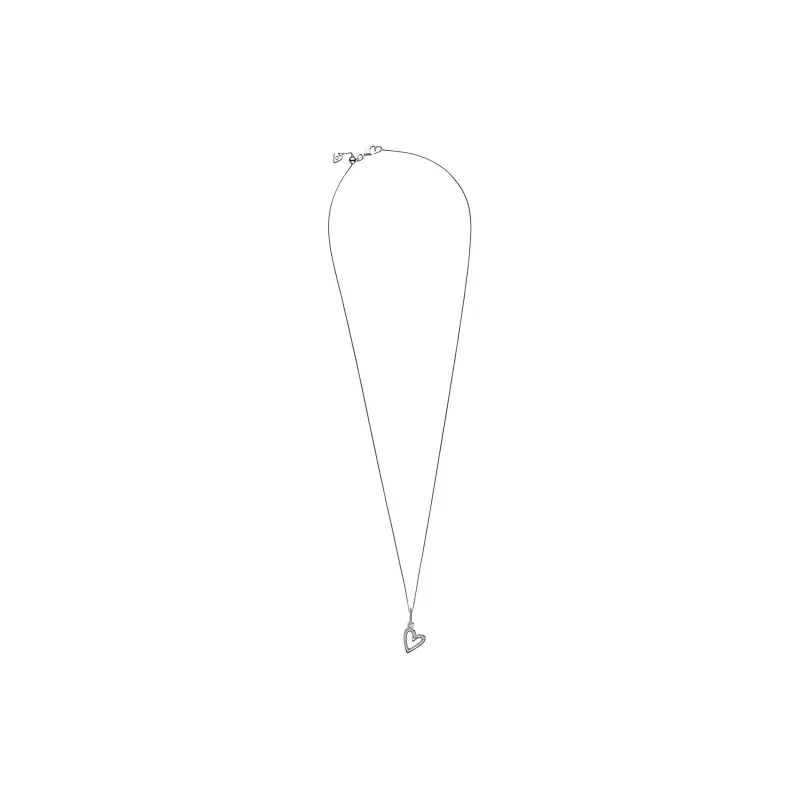 Pandora Silver Cubic Zirconia Necklaces Unisex Silver-2
