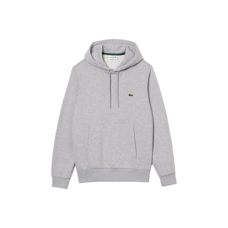 LACOSTE Logo patch Fleece Hoodie-0