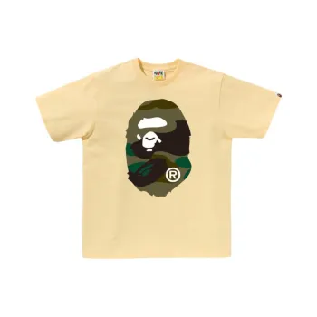 A BATHING APE Giant 1st Camo Big Ape Head Tee