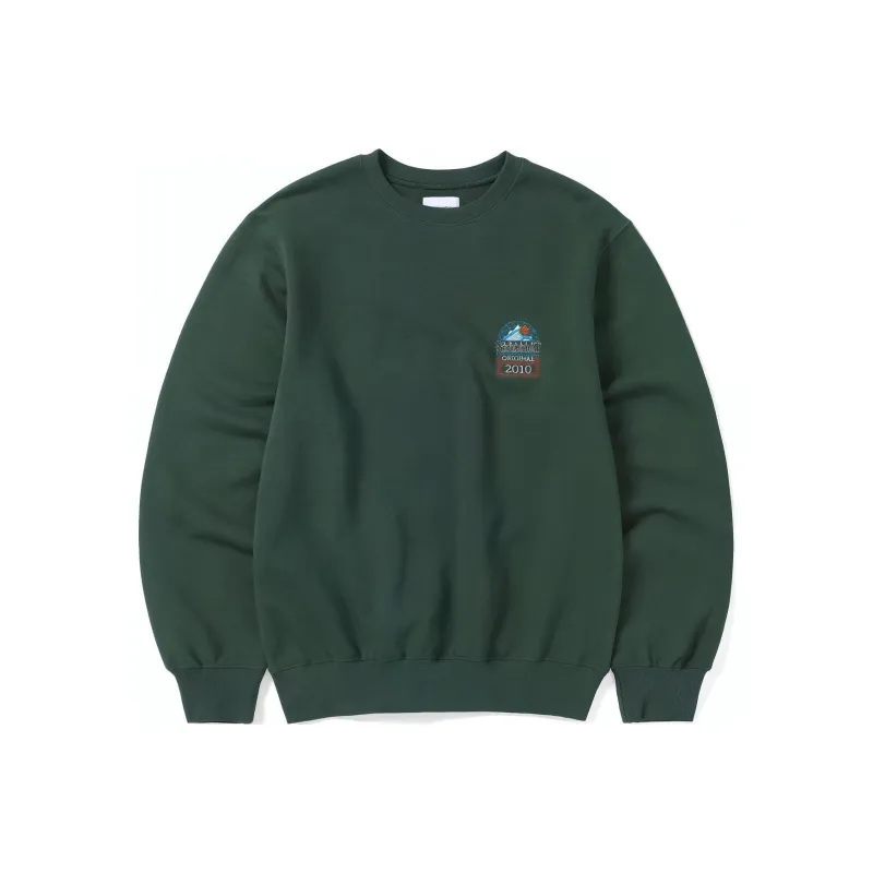 Thisisneverthat SS24 2010 Original Crewneck Sweatshirt Unisex Forest Green-0