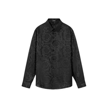 VERSACE Barocco Jacquard Button Up Shirt