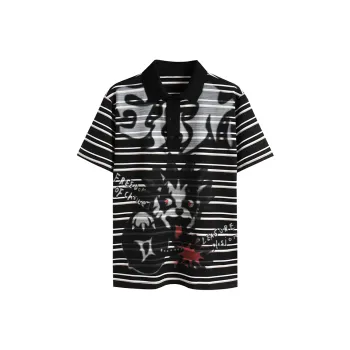 DND4DES Polo Shirt Unisex Black