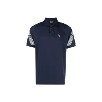 EMPORIO ARMANI Polo Shirts Men Blue
