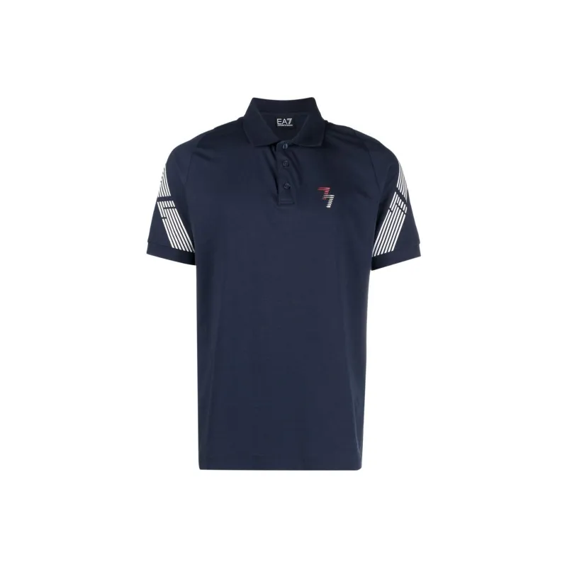 EMPORIO ARMANI Polo Shirts Men Blue-0