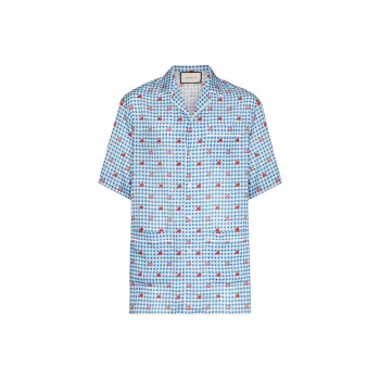 GUCCI SS23 Shirt Men's Sky Blue