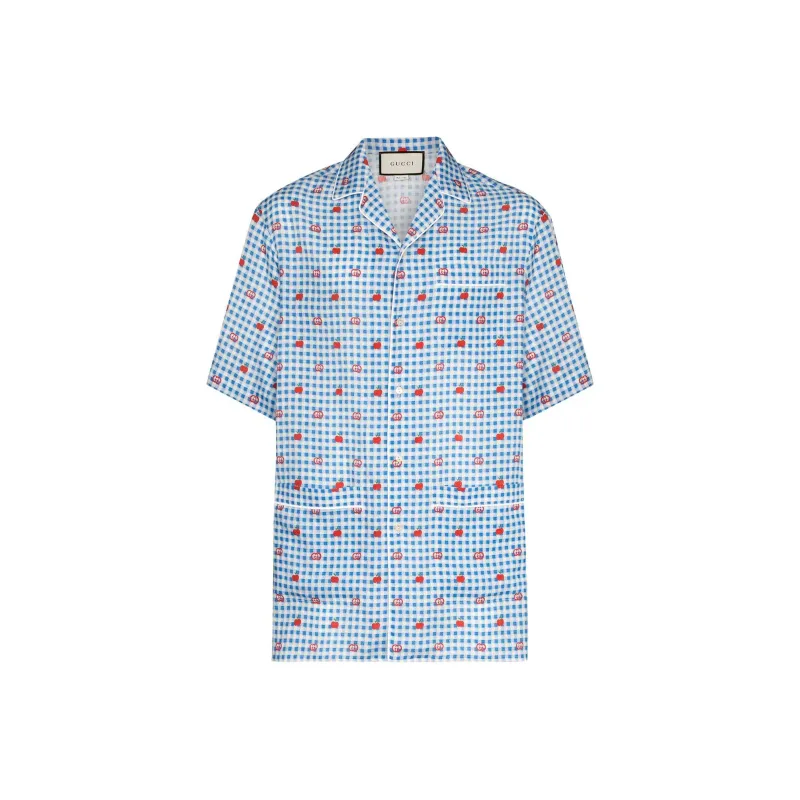 GUCCI SS23 Shirt Men's Sky Blue-0