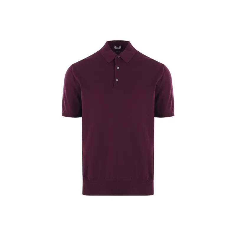 CARUSO Knit Polo Shirt-0