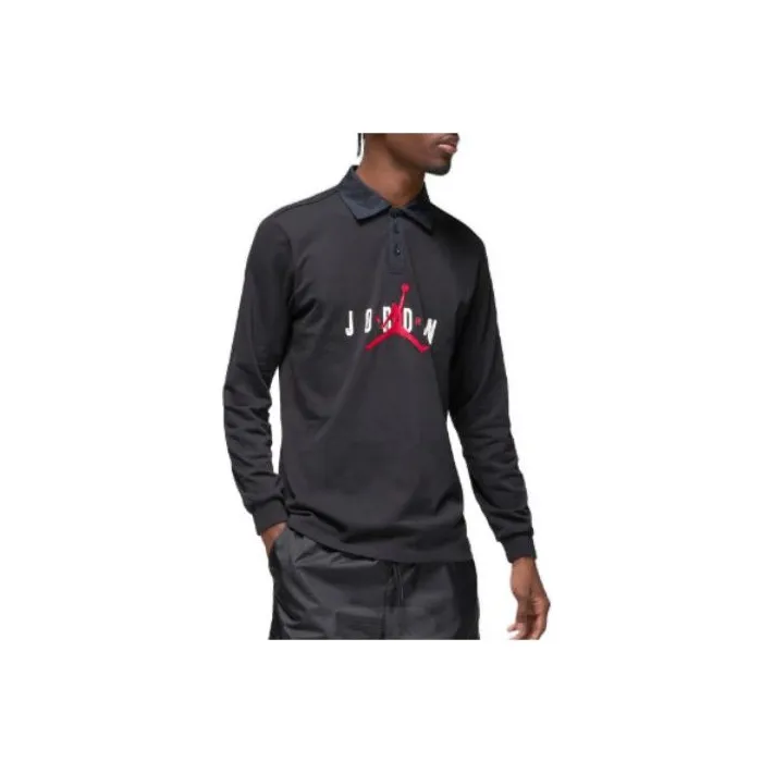 JORDAN Polo Shirts Men Black-0