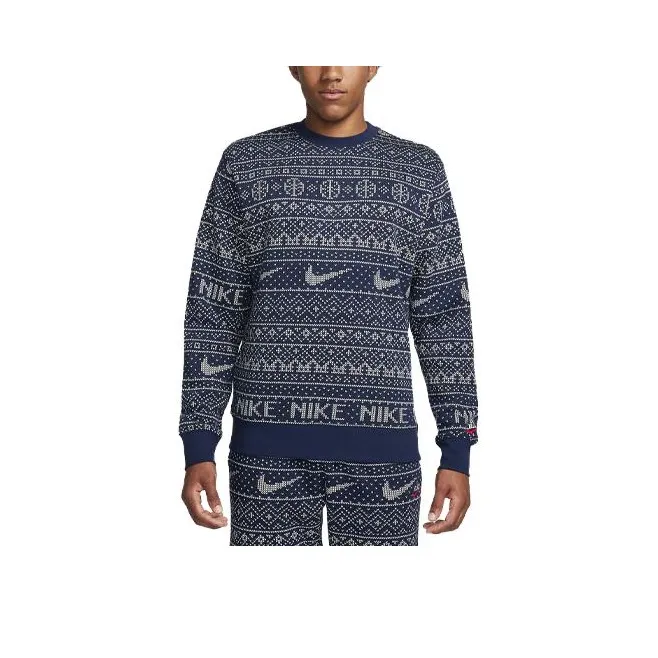 Nike Sportswear Club Fleece Sweatshirt Men's Marine Blue-0