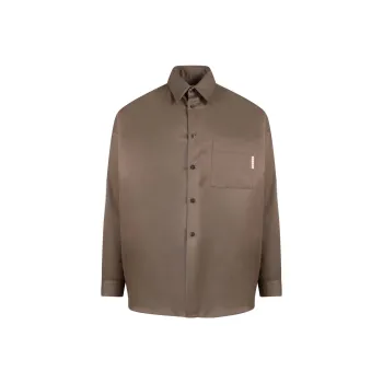 MARNI Shirts Men Brown
