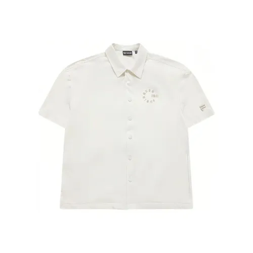 FILA SS24 Shirt Unisex Matte Smoke White