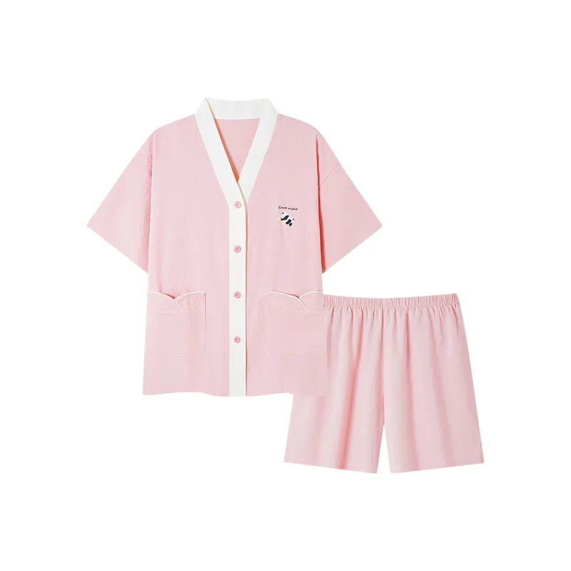 MIIOW Cool One Summer Series Pajama Set Women's Pink-0
