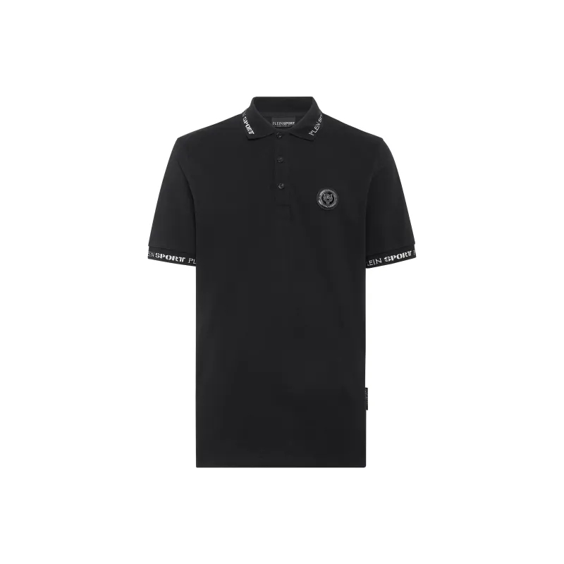 PLEIN SPORT Tiger print Short sleeved Polo Shirt-0