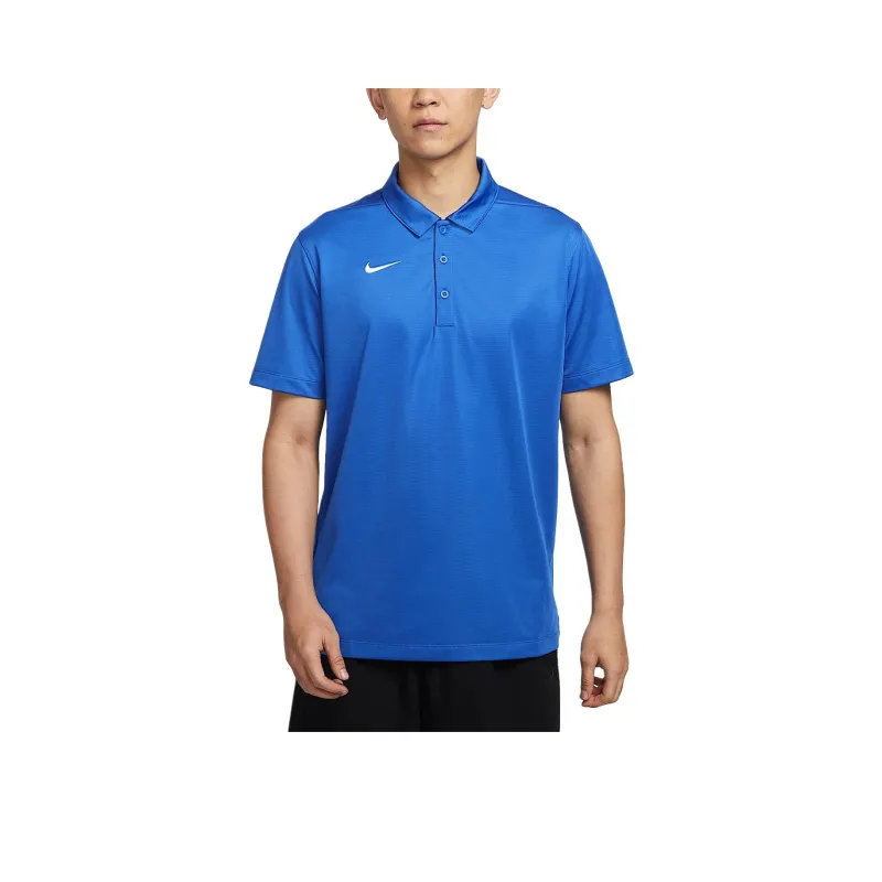 Nike Dri Fit Polo Shirt Men's Royal Blue-0