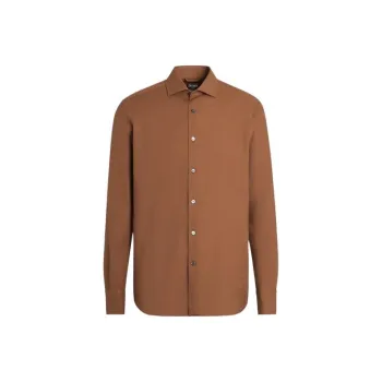 Ermenegildo Zegna Cashco Long sleeve Button up Shirt