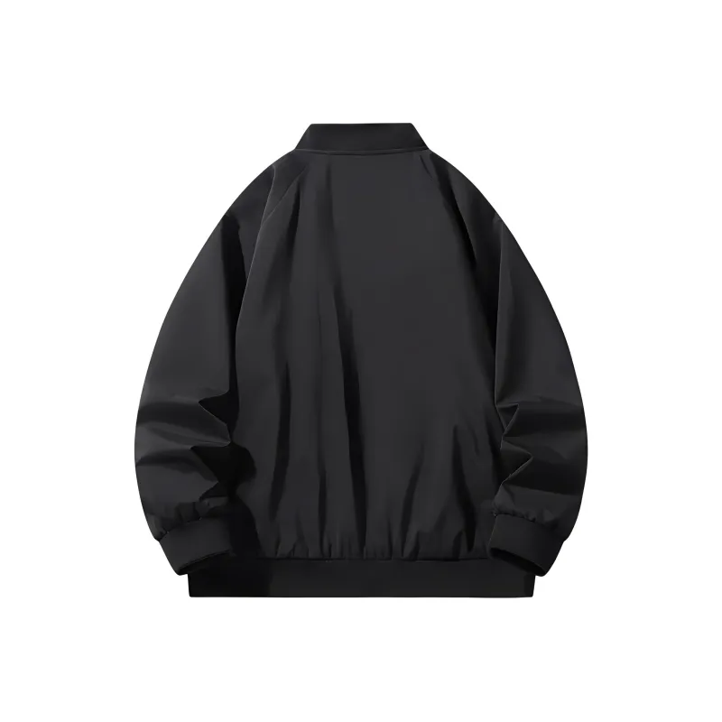 TYPERIGHTER Baseball Jacket Unisex Black-1