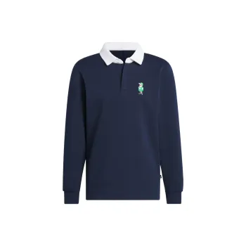 Adidas CLASSIC CHIP RUGBY SHIRT Polo Shirt Men's College Navy