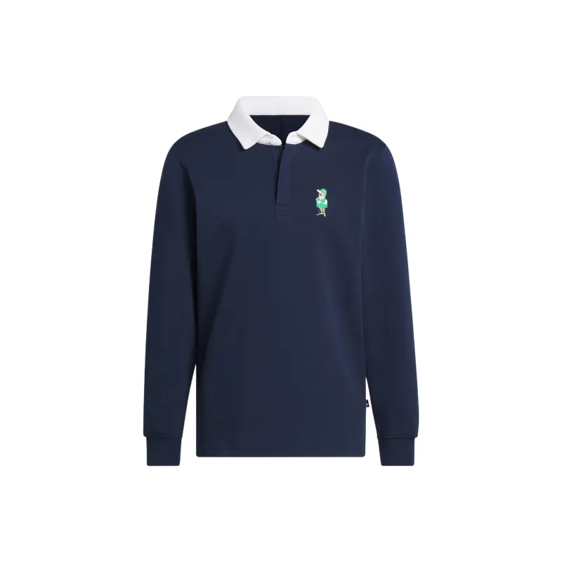 Adidas CLASSIC CHIP RUGBY SHIRT Polo Shirt Men's College Navy-0