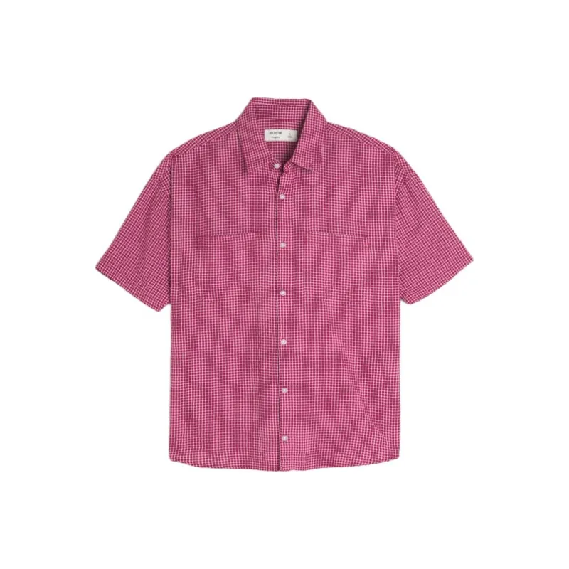 Hollister Shirt Men's Red Plaid-0