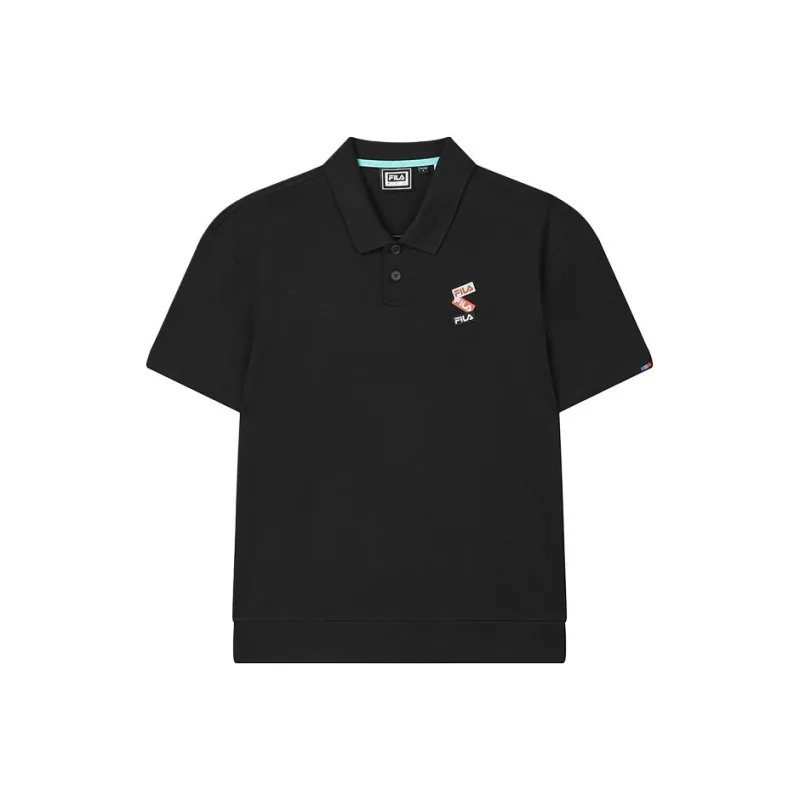 FILA ORIGINALE Polo Shirt Unisex Jet Black-0