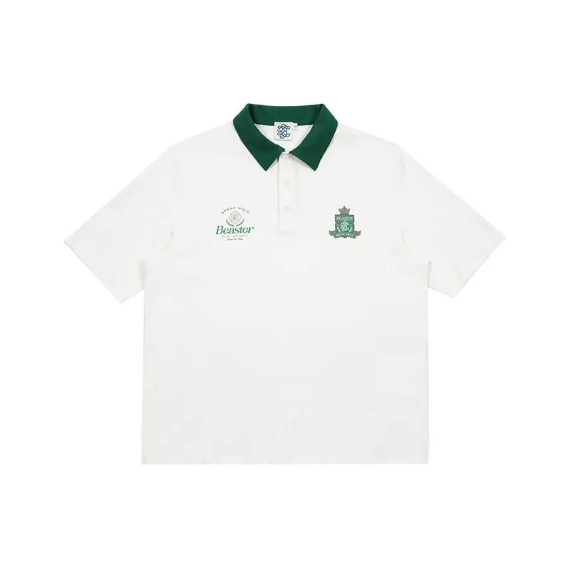 BEASTER Polo Shirt Unisex White-0