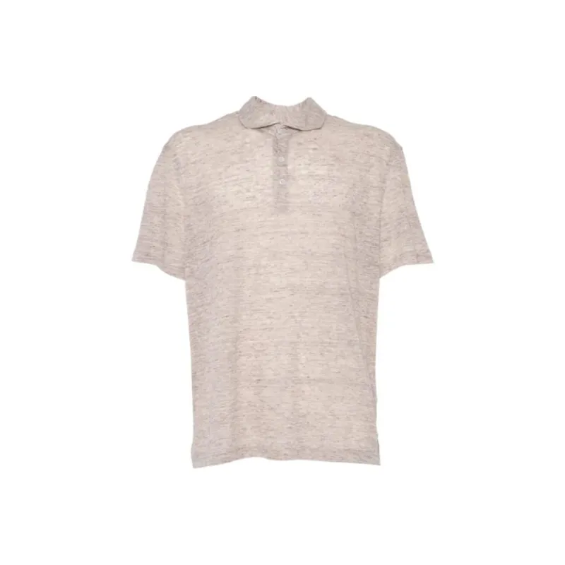 FEDELI Polo Shirts Men Beige-0