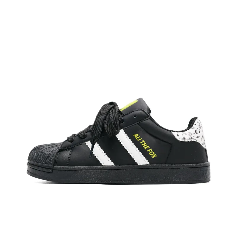 ALI THE FOX Slip Resistant, Abrasion Resistant, Lightweight, Breathable Low Top Skateboard Shoes Unisex-18