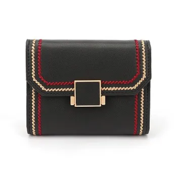 Tong Tong Rabbit Cow Split Leather Card Holder Regular Women's Multicolor