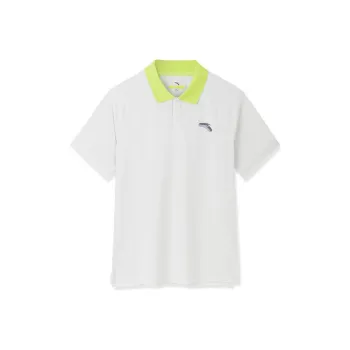 ANTA X Robert Geller Designer Co-branded Collection Polo Shirts Men Gray