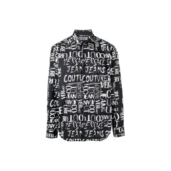 VERSACE JEANS COUTURE Shirts Men Black