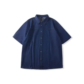 I'm David Shirts Men Blue
