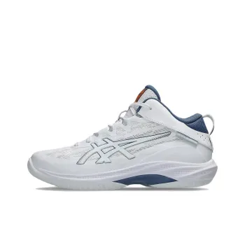 Asics GELHOOP V17 Anti Slip Wear Resistant Low Top Basketball Shoes Unisex White Blue
