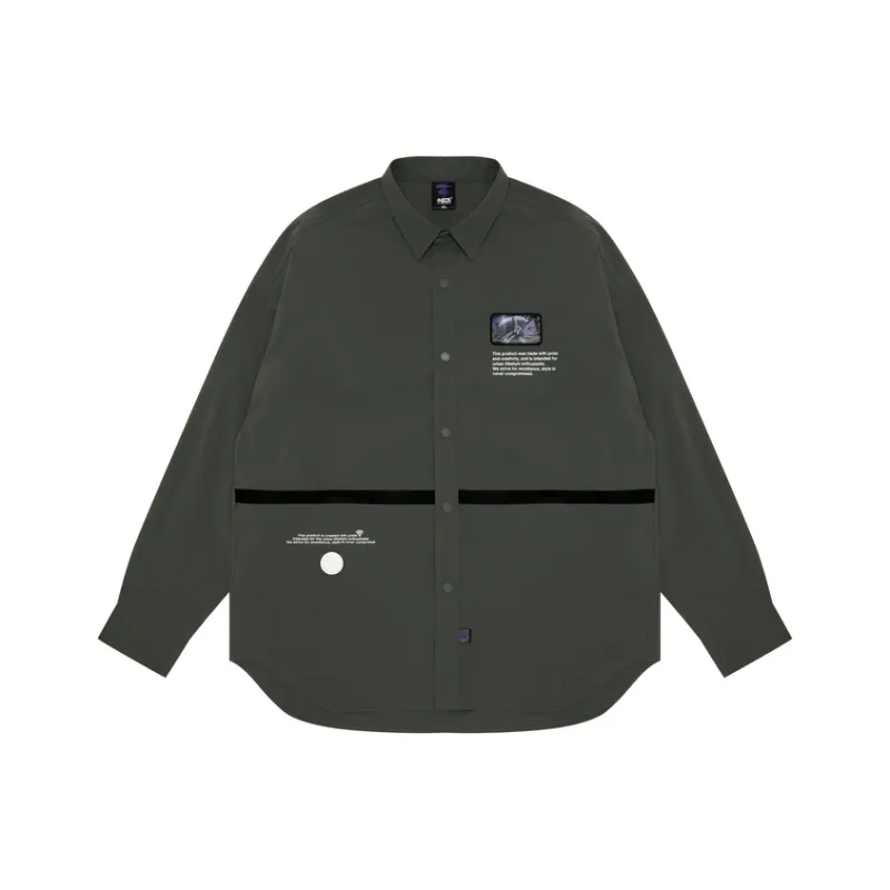 Aape Logo Print Long sleeved Shirt-2