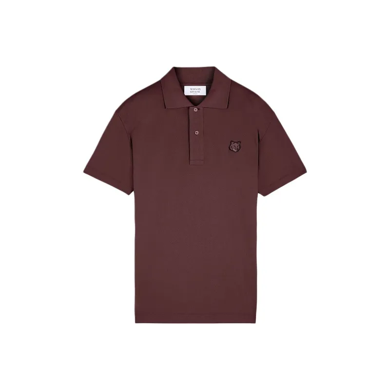 Maison Kitsune Bold Fox Head Comfort Polo Shirt-0